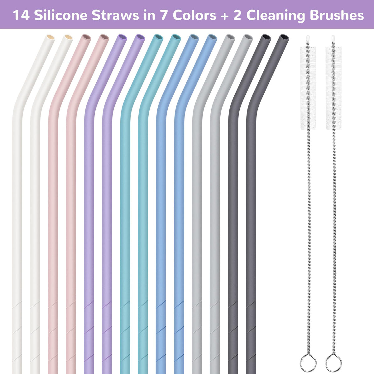 NiHome eco-friendly reusable straws support sustainable routines