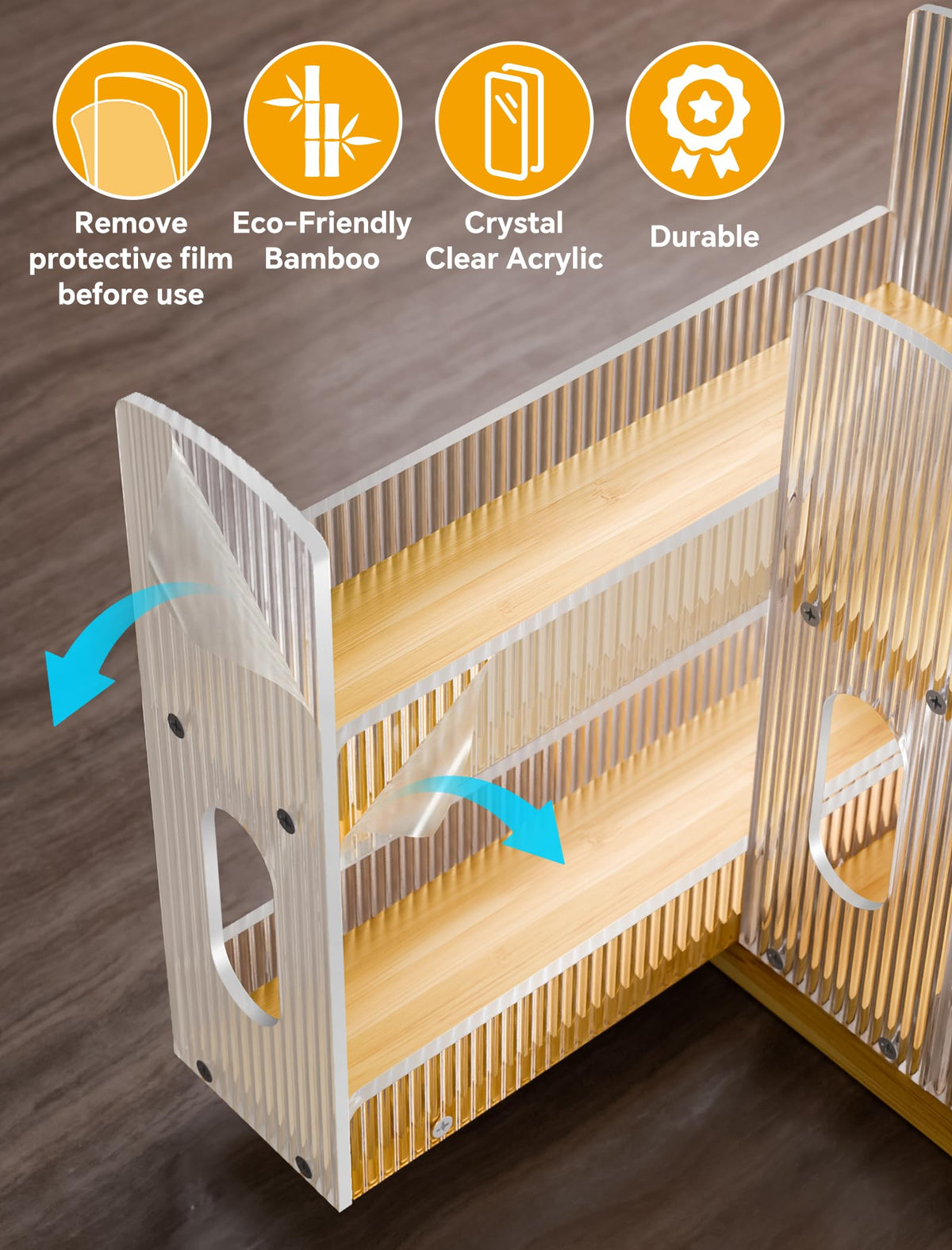 NiHome full-extension slide system delivers smooth, quiet access to back bottles.