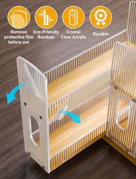NiHome full-extension slide system delivers smooth, quiet access to back bottles.