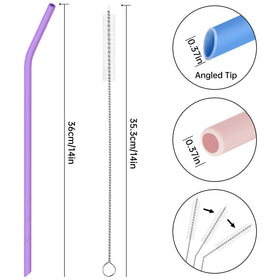 NiHome includes two cleaning brushes for thorough straw cleaning