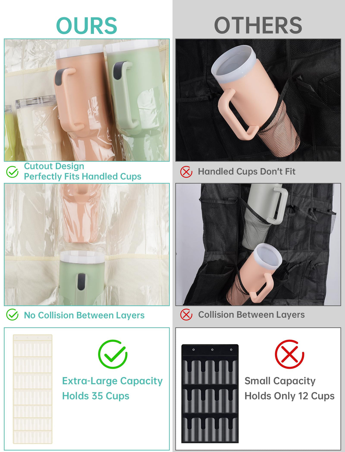 NiHome nano tape stabilizes unit to reduce door rattling during use.