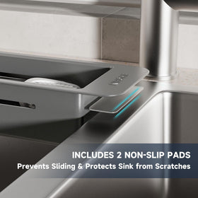 NiHome non-slip pads stabilize on wet surfaces and protect sinks