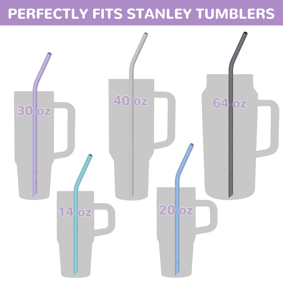 NiHome BPA-free silicone straw is soft on teeth