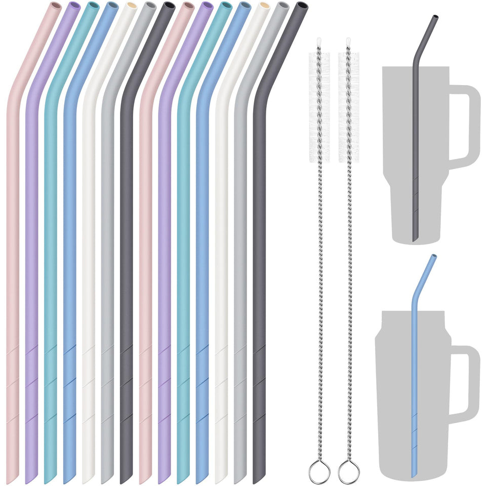 NiHome Stanley 40oz straw in macaron colors for vibrant, safe sipping