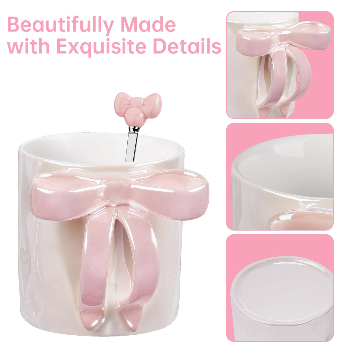 NiHome starry glow ceramic mug with electroplated finish.