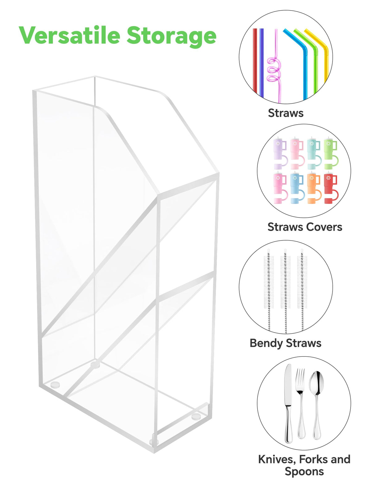 NiHome compact, durable design fits cabinet doors without clutter