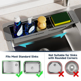 NiHome tray with drainage holes speeding utensil drainage