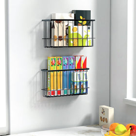 NiHome vertical space-saving basket design frees counter space