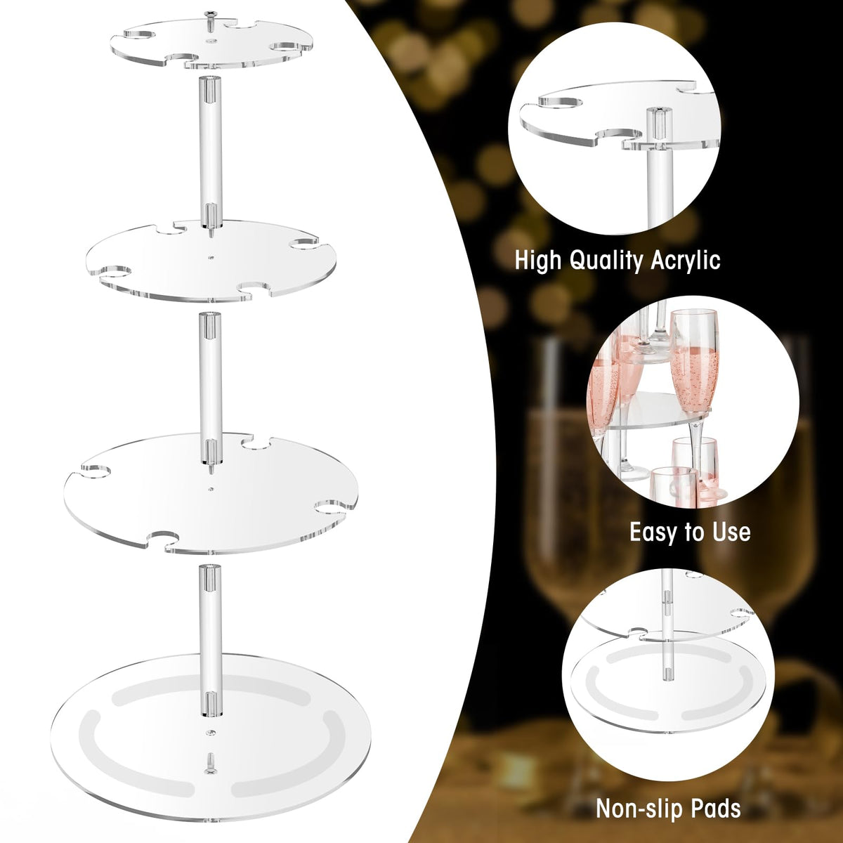 NiHome decorative lighting enhances warm ambiance for home bars and venues.