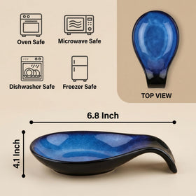Nihow spoon rest with stable ceramic base preventing tipping