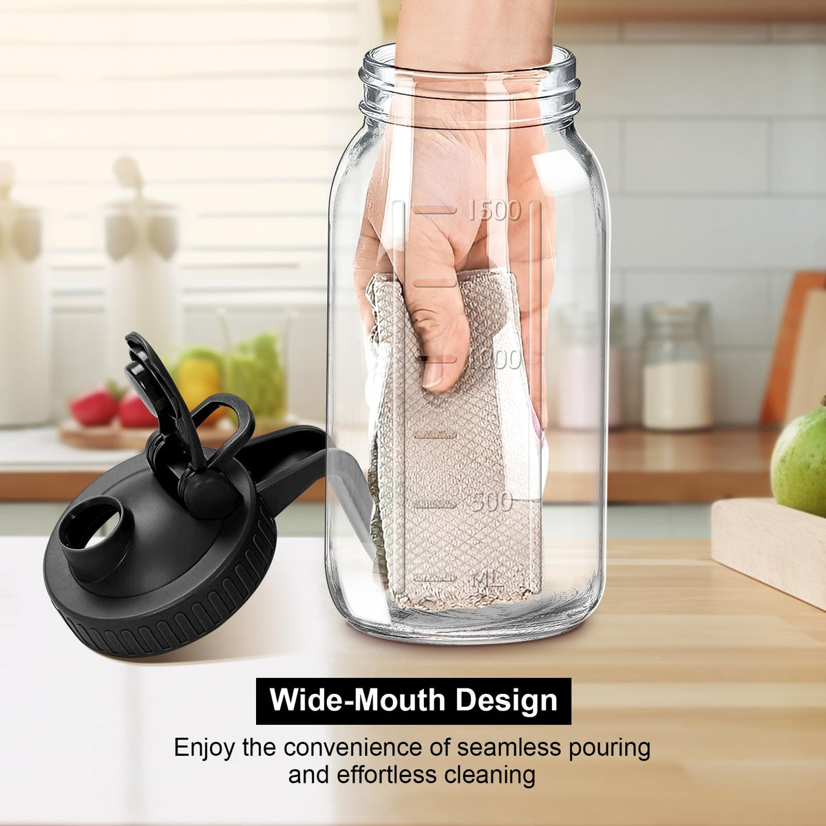 NIJIALGEXPY dishwasher-safe pitcher simplifies cleanup after gatherings