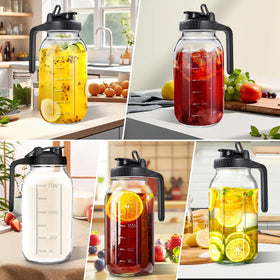 NIJIALGEXPY fridge-ready pitcher keeps drinks cool and ready