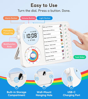Nikafly planning board supports routines and independence throughout the day.