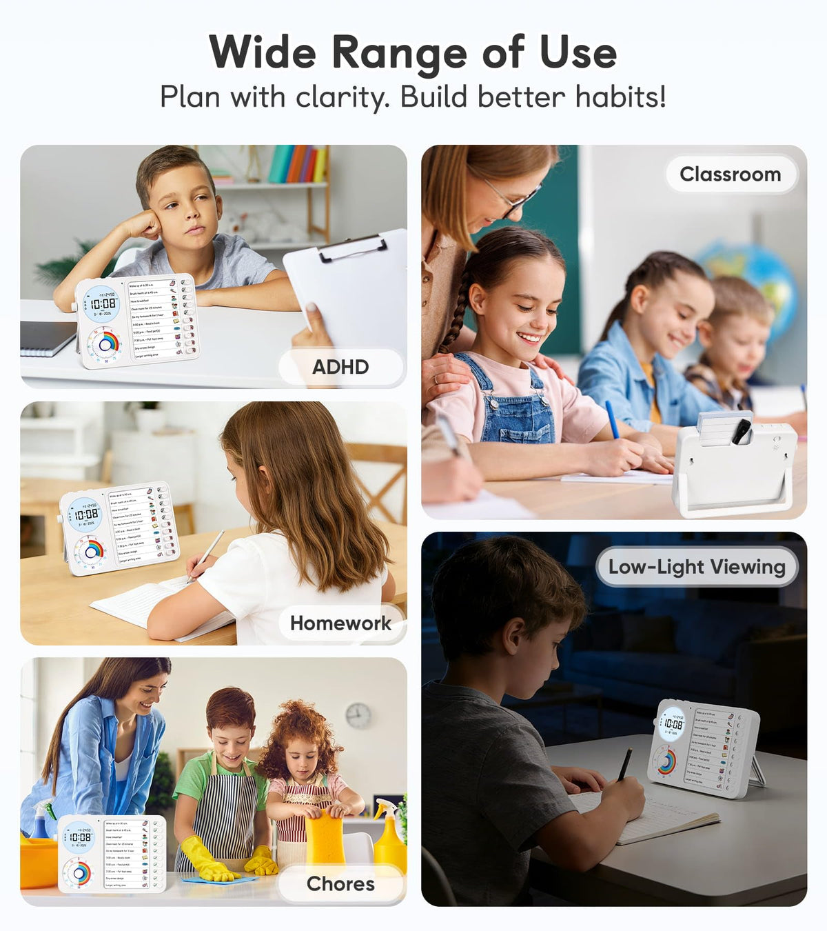 Nikafly desk-friendly controls simplify setup for home or school.