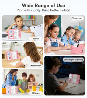 Nikafly pink timer silent mode supports focused study