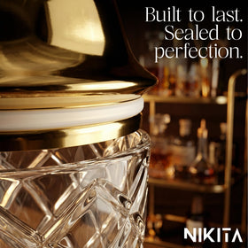 Nikita by Niki dishwasher-safe glass shaker detail for easy cleanup after entertaining