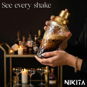 Nikita by Niki gold bar accessories set enhances at-home mixology and presentation