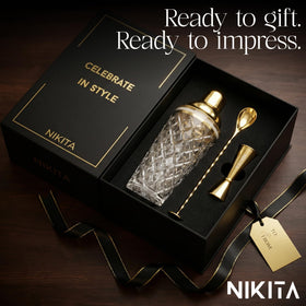 Nikita by Niki premium 5-piece kit supports effortless home bartending
