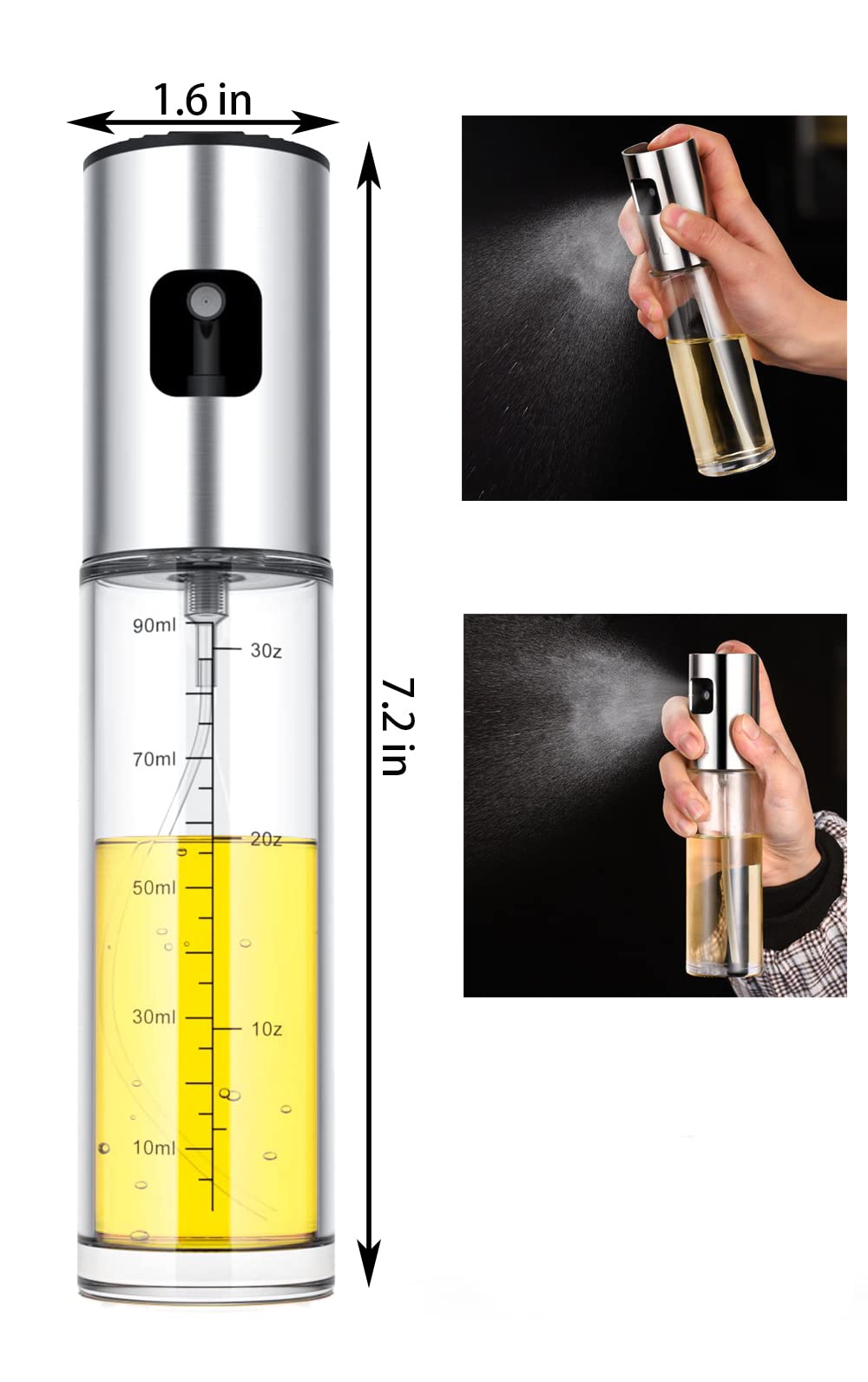 NIKKIER compact spray button design fits easy kitchen use.