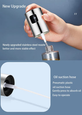 NIKKIER upgraded nozzle enables stable, fine mist for cooking.