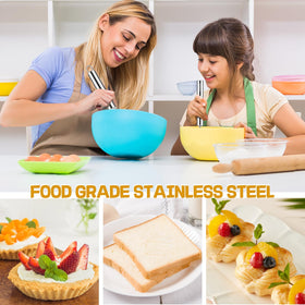NileHome easy-clean handle and polished steel for quick cleanup.