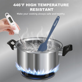 NileHome spatula with hanging hole for easy drying and storage.