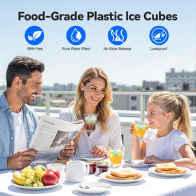 Nilpferd ice cubes for coolers deliver long lasting cold during travel