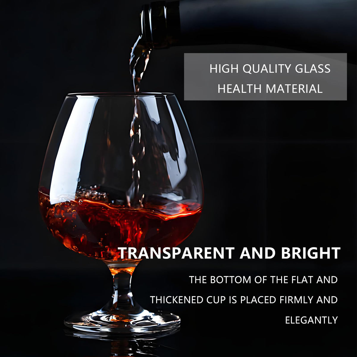 ninesung whiskey glasses close-up shows heavy base for stable grip.