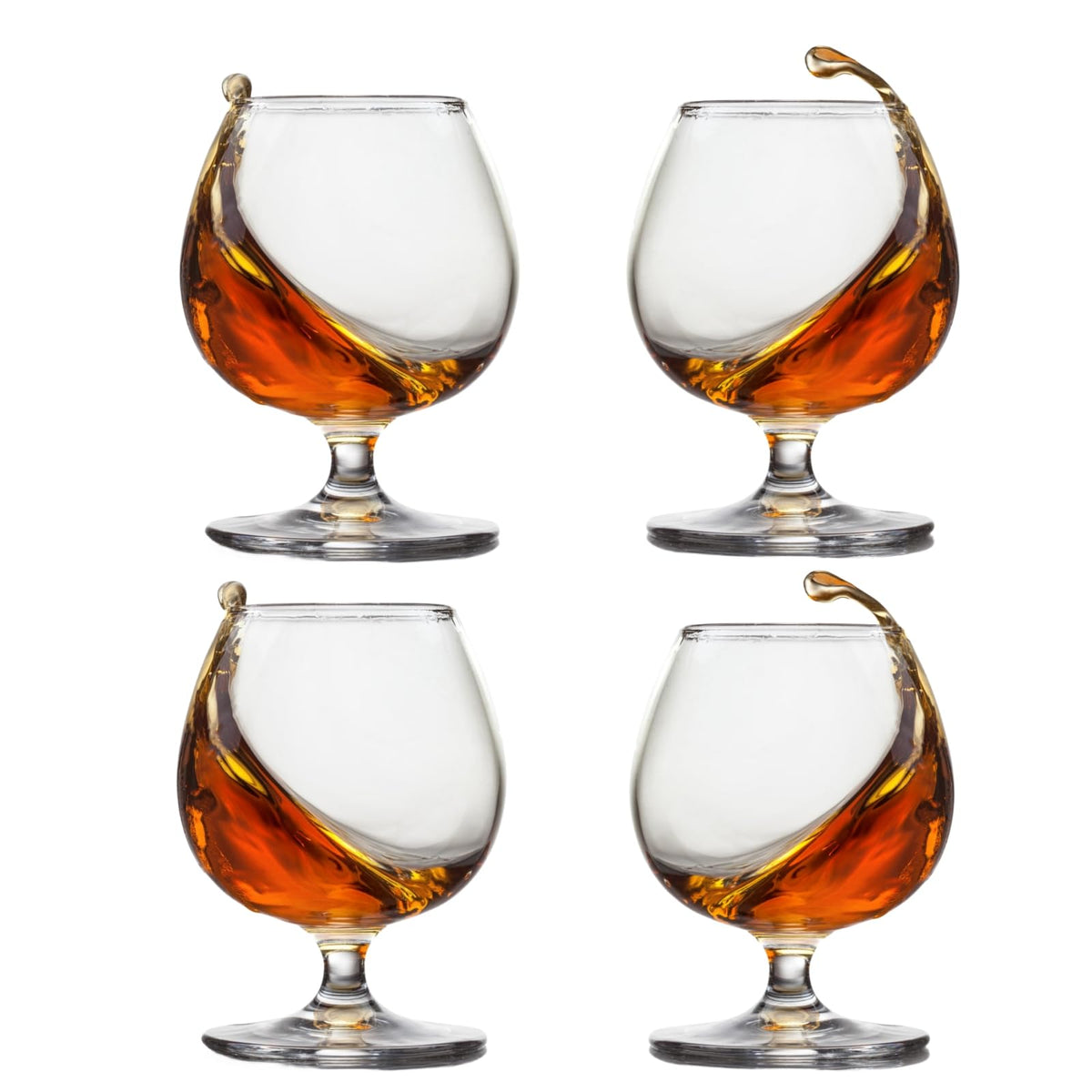 ninesung whiskey glasses set of four on table for elegant entertaining.