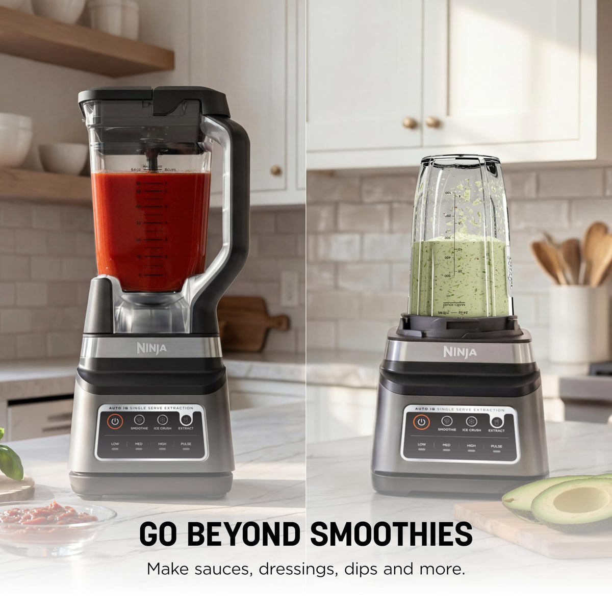 Ninja BN751 with 3 Auto-iQ Programs for varied blends.