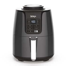 Ninja AF101 4qt basket with crisper plate ready for even crisp results