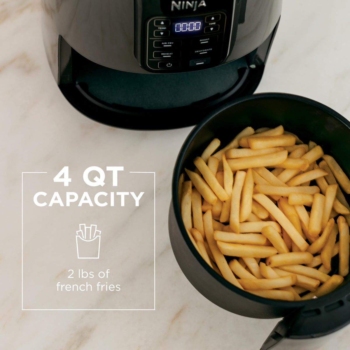 Ninja AF101 digital controls for quick, precise cooking