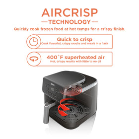 Ninja Air Fryer Pro crisper plate visible for even browning and easy cleaning