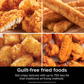 Ninja Air Fryer Pro nonstick basket eases cleanup after cooking
