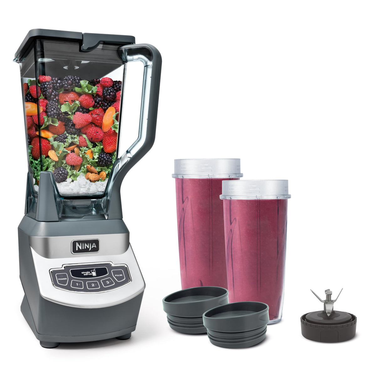 Ninja BL660 motor base powers quick, smooth blends in a busy kitchen.