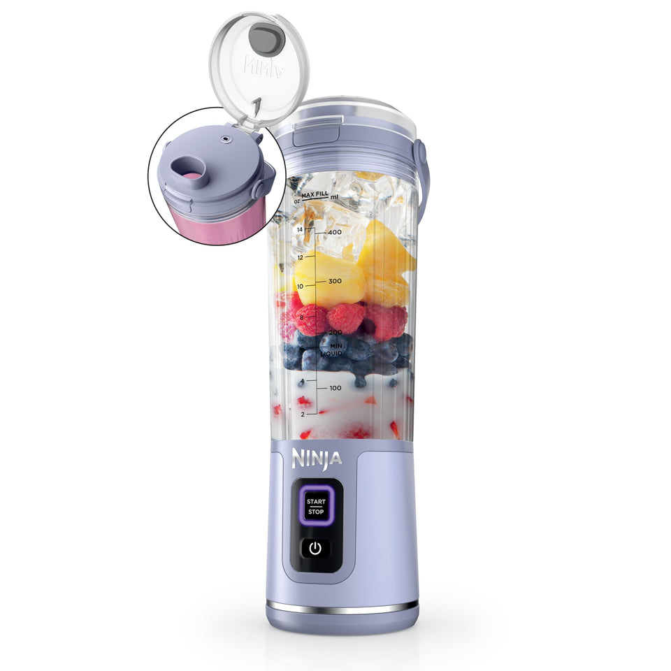 Ninja Blast portable blender base shown ready for on-the-go blending