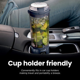Ninja Blast separate power and blend buttons prevent accidental operation.
