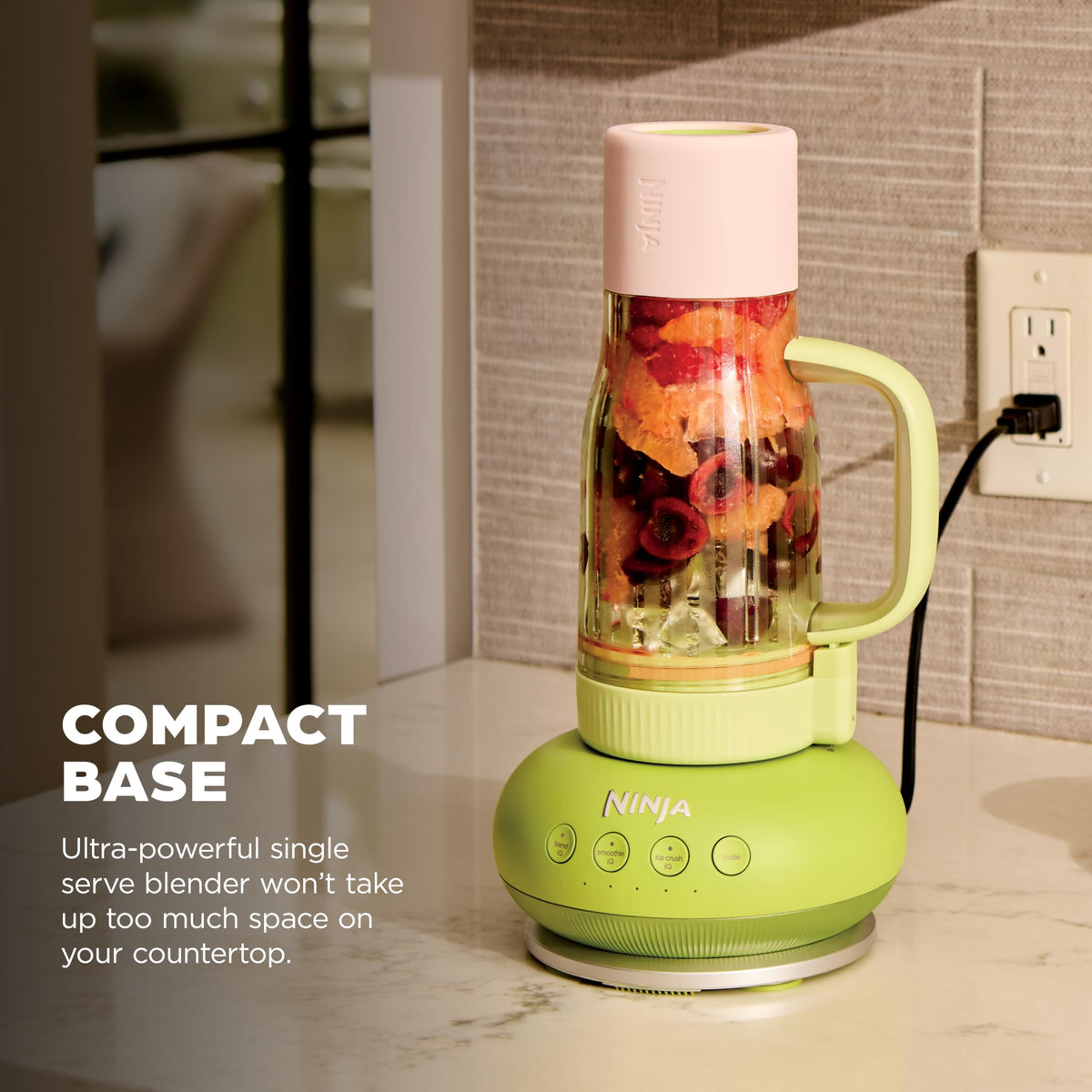 Ninja Blendboss compact base on countertop