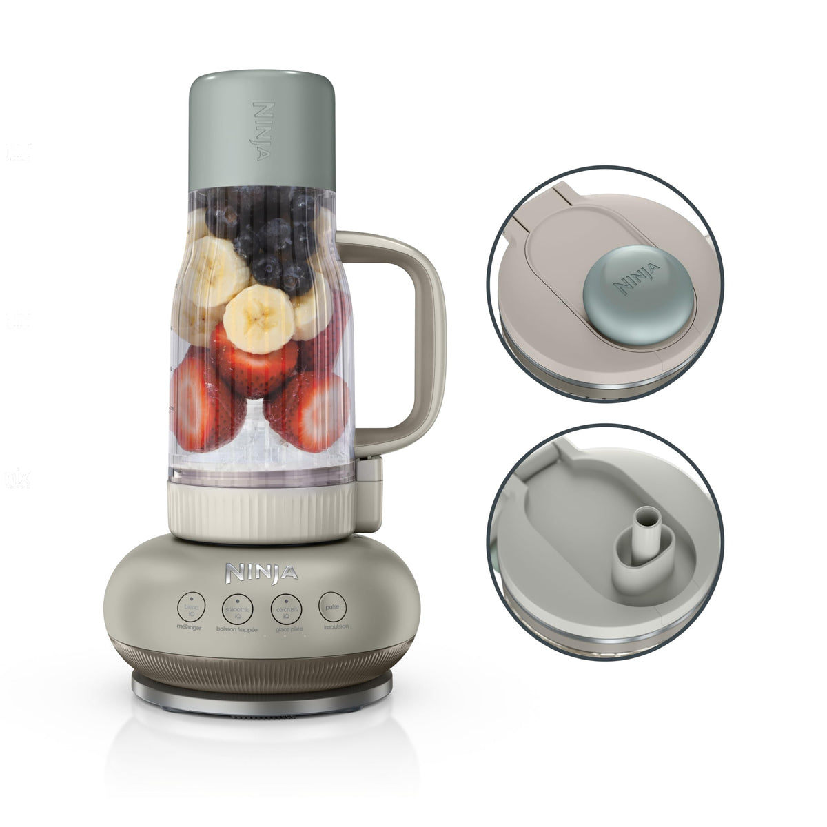 Ninja Blendboss 26oz travel tumbler with leakproof lid for on-the-go smoothies