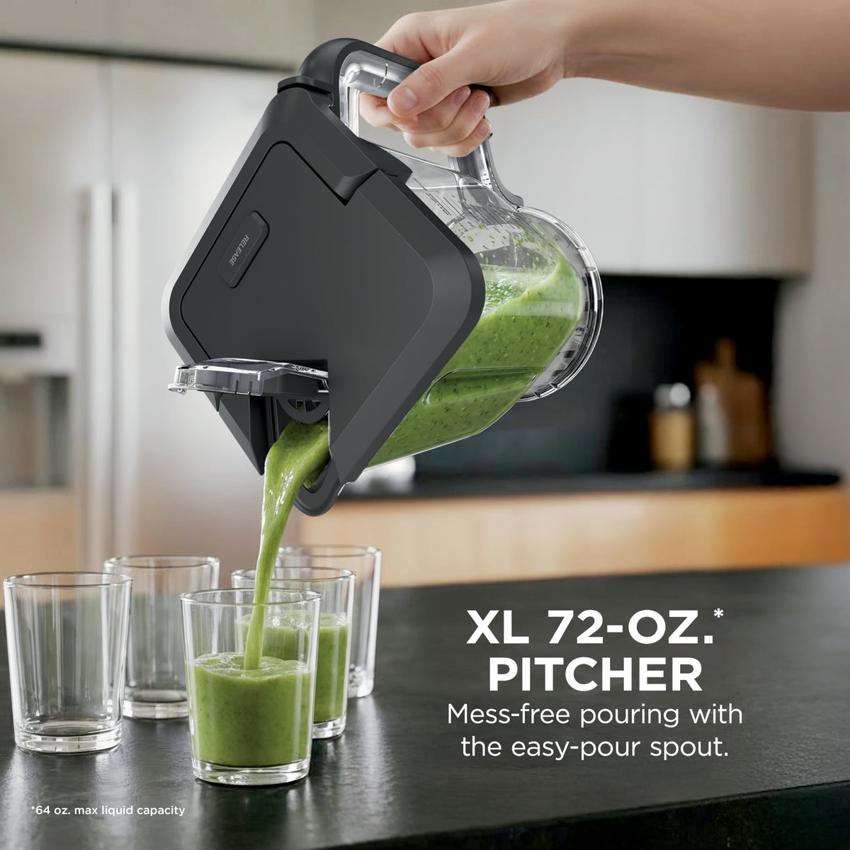 Ninja BlendPro 5-cup processor bowl for smooth purees and dips.