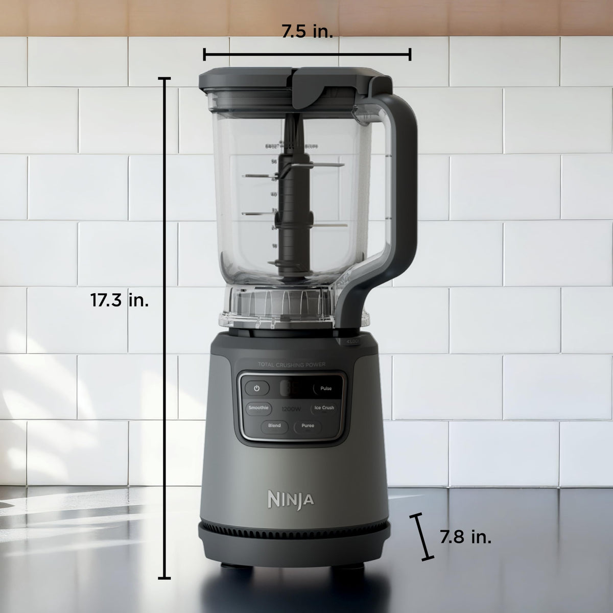 Ninja BlendPro dishwasher-safe parts for quick cleanup.