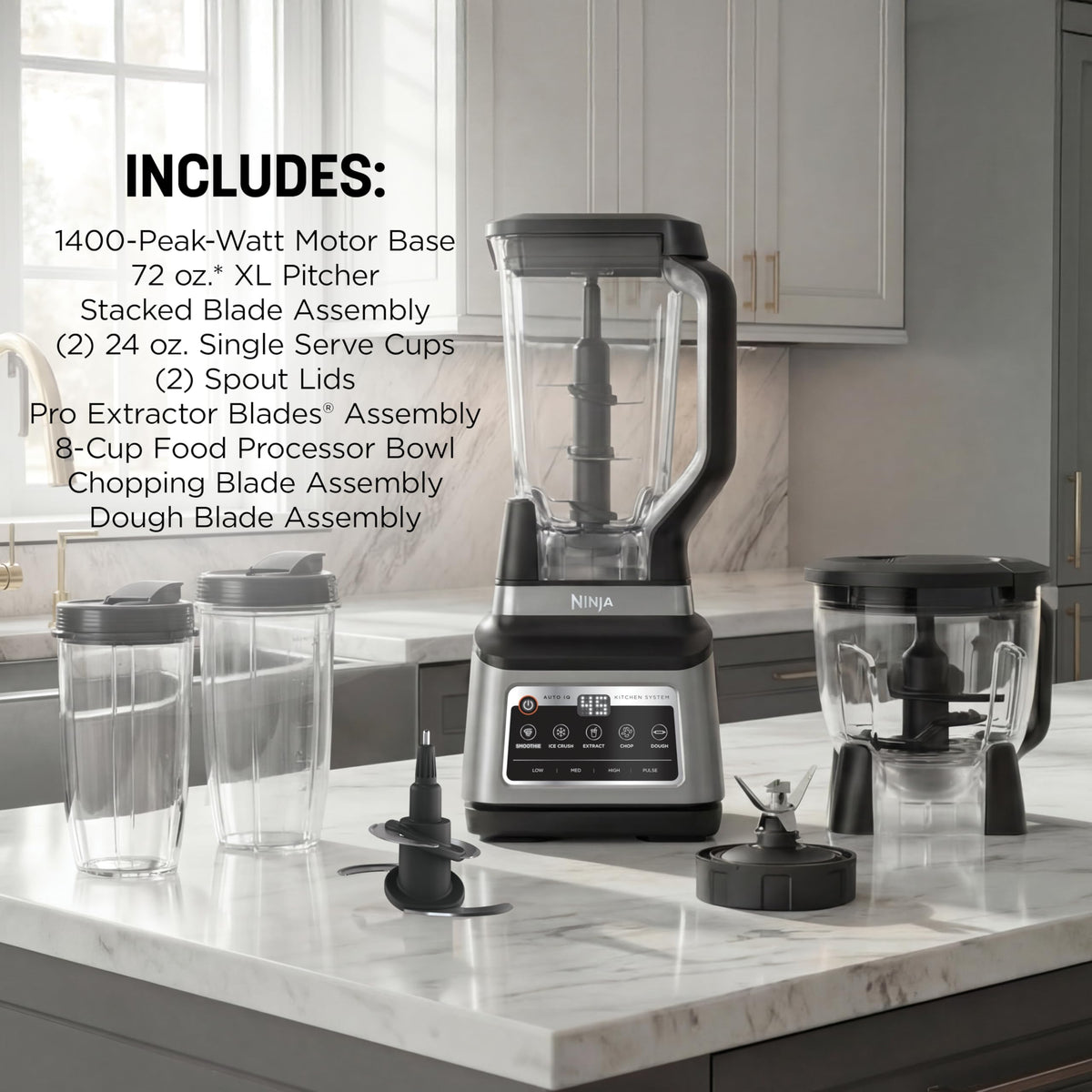 Ninja BN801 chopping blade for precise food processing.