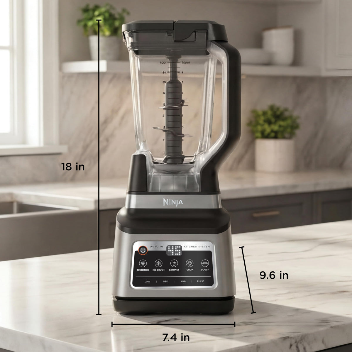 Ninja BN801 dough blade for quick dough mixing.