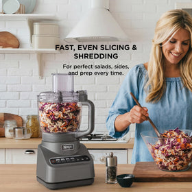 Ninja BPA-free dishwasher-safe parts simplify cleanup after cooking.