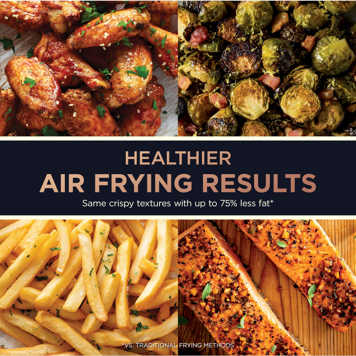 Ninja broil rack and crumb tray make cleanup quick after broiling