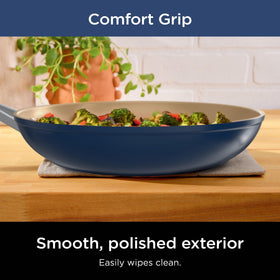 Ninja dishwasher-safe cookware makes cleanup quick after cooking.
