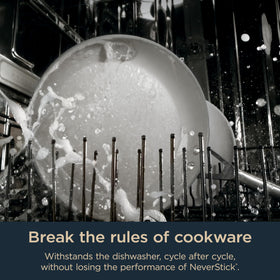 Ninja Ceramic Pro pan is dishwasher safe for easy cleaning.