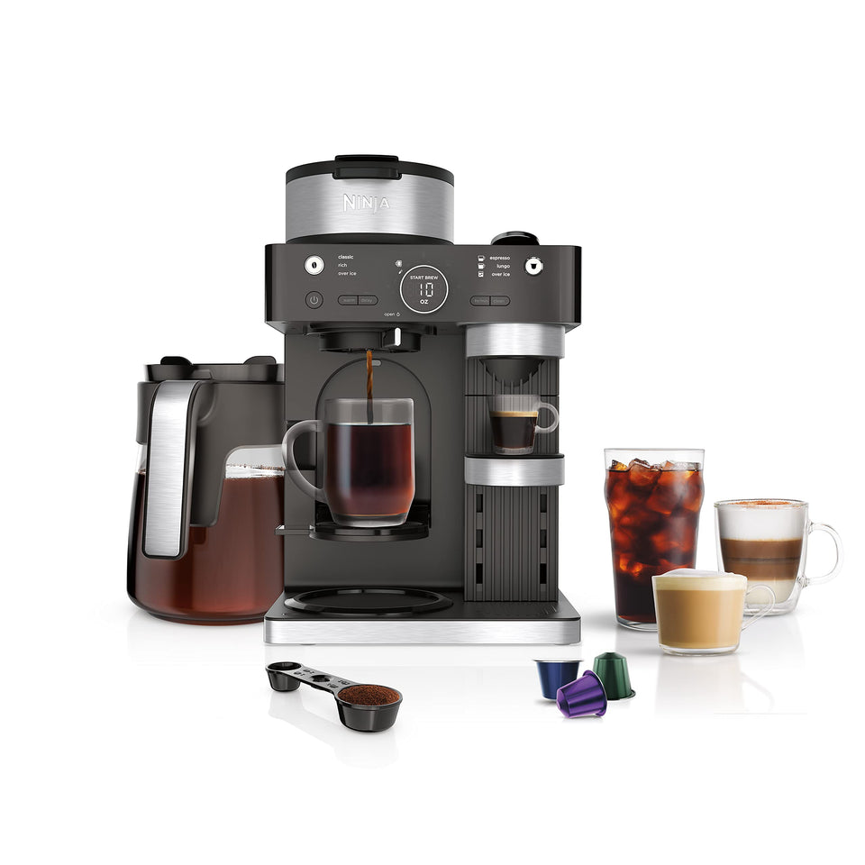 Ninja CFN601 front view with control panel for quick brews