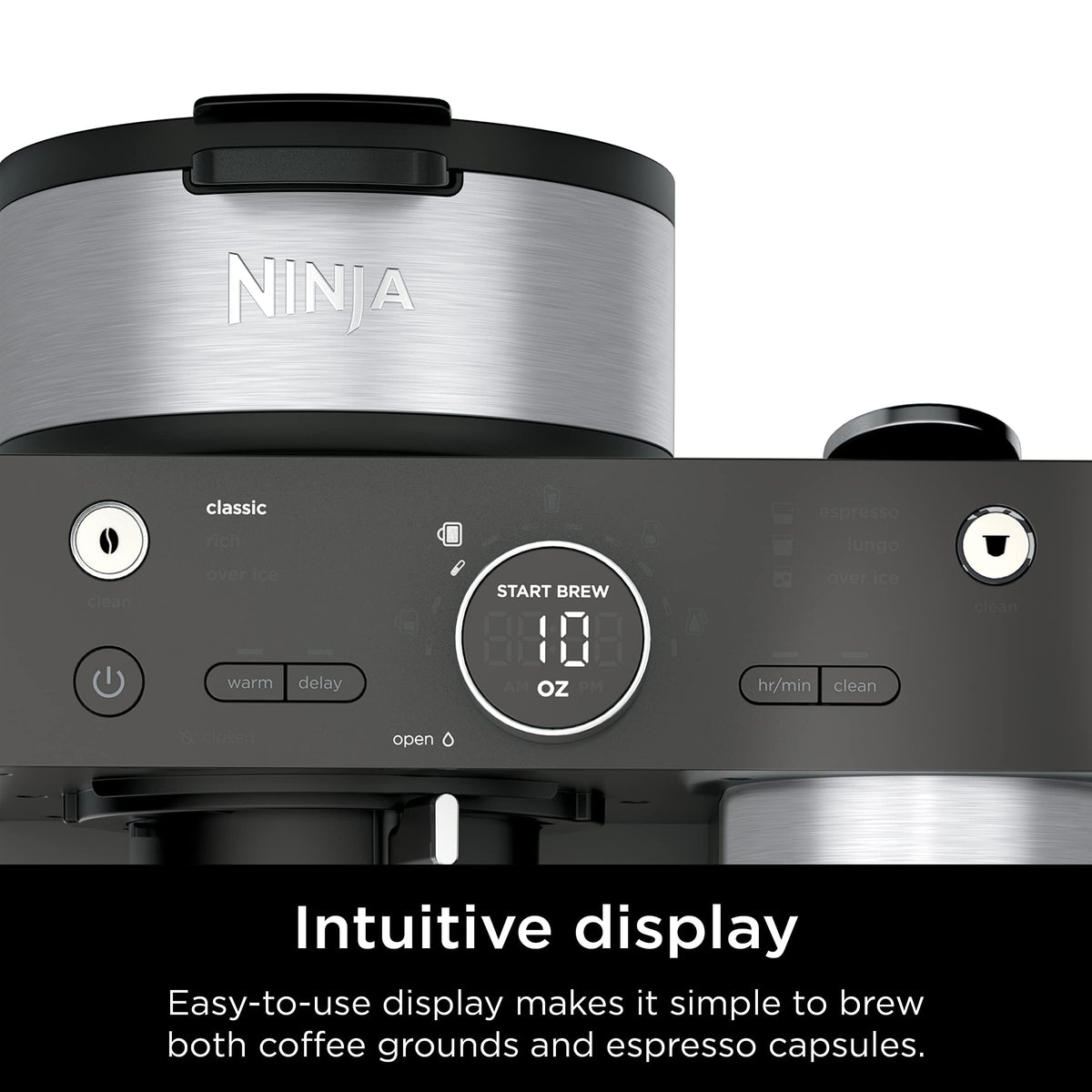 Ninja CFN601 used capsule-bin for easy recycling