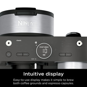 Ninja CFN601 used capsule-bin for easy recycling